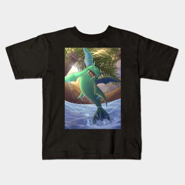 Duke Fishron - Terrarias Kids T-Shirt by Bettypico